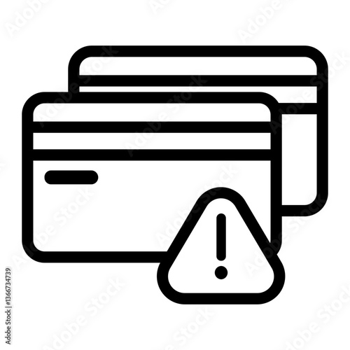 warning sign Line Icon
