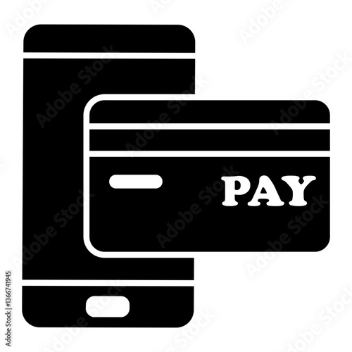 cashless payment Solid icon