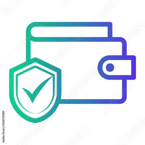 wallet Line Gradient Icon