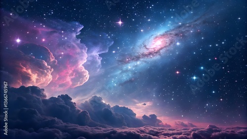 night sky with stars
