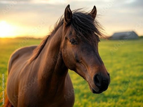 Horse in the field.