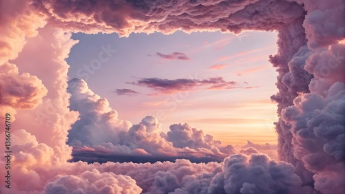dramatic sky with clouds