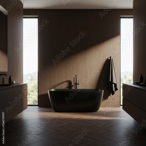 modern bathroom interior