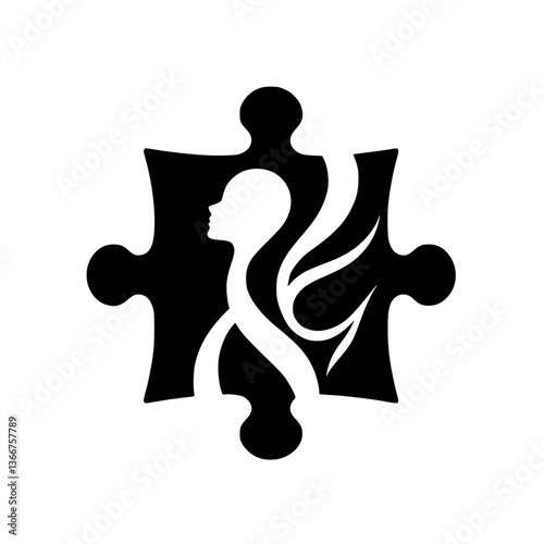 Enigma of Beauty: A Puzzle of Feminine Silhouette