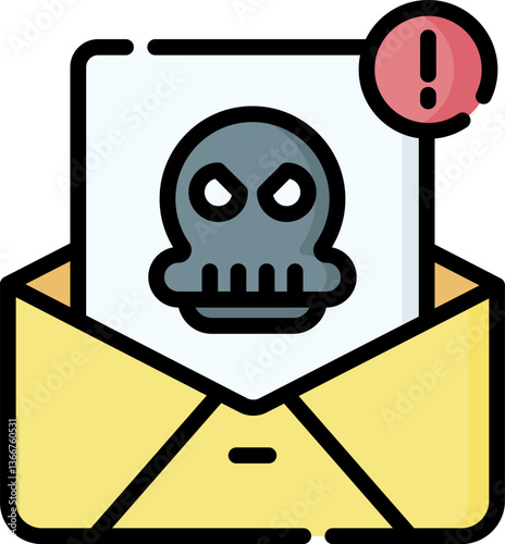 blackmail Illustration on a white background.