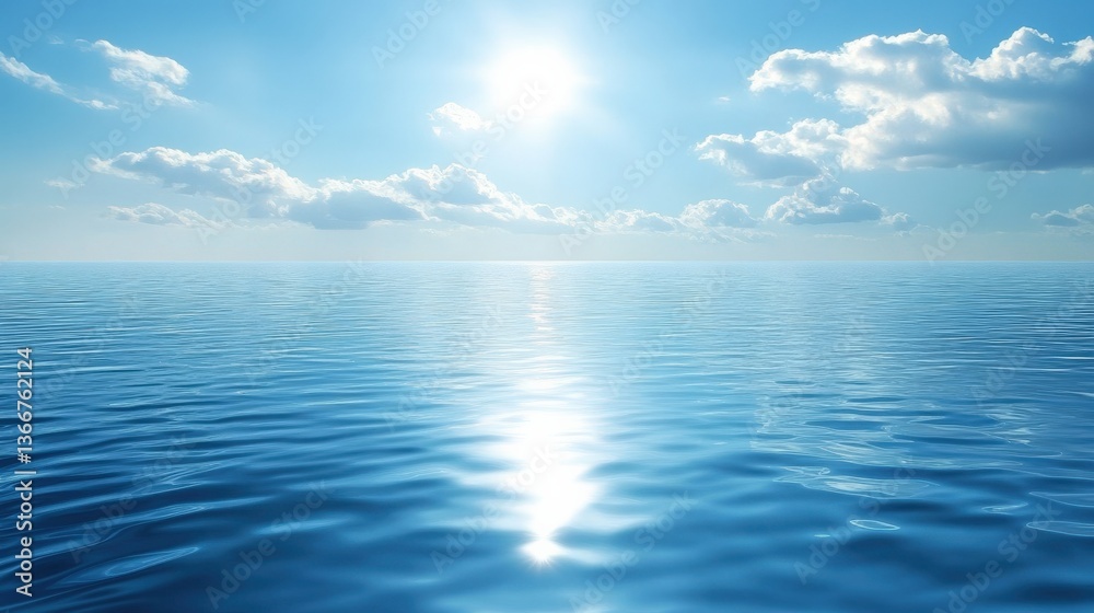 Vast Ocean Under a Bright Sky Vast Ocean Under a Bright Sky