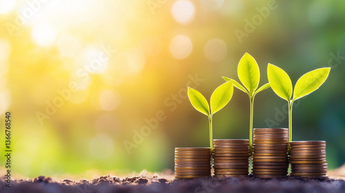 Growth of Savings: A symbol...
