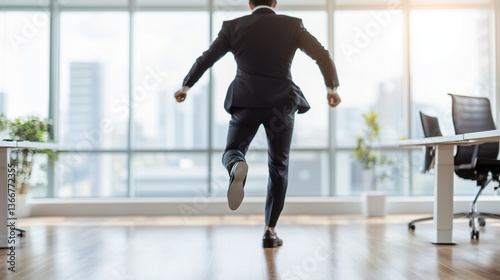 Business Executive's Leap o...