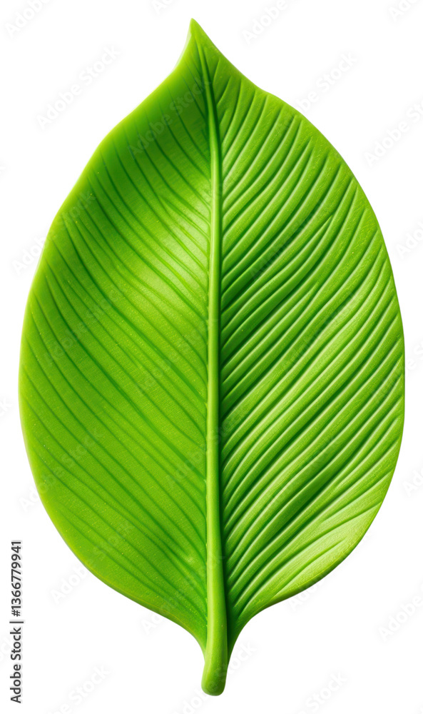 Obraz premium PNG Plasticine of a leaf plant white background freshness.