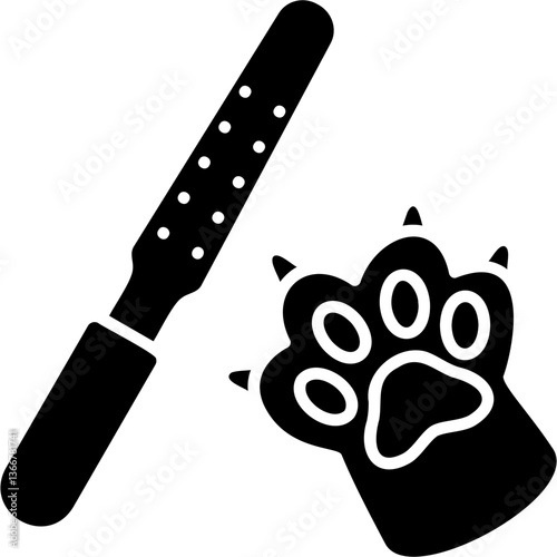 Pet Nail File Icon