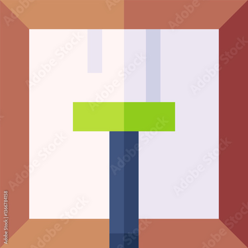 glass cleaner Illustration on a white background.