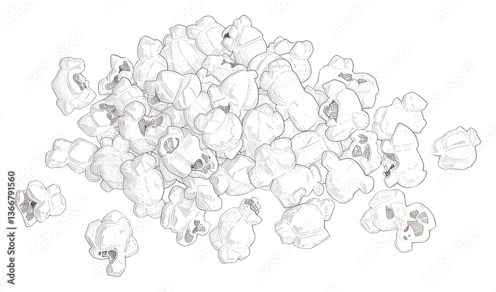 Fototapeta premium PNG Drawing sketch illustrated cartoon.