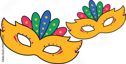 New Year Party Icon Illustration