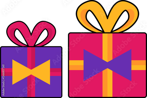 New Year Party Icon Illustration