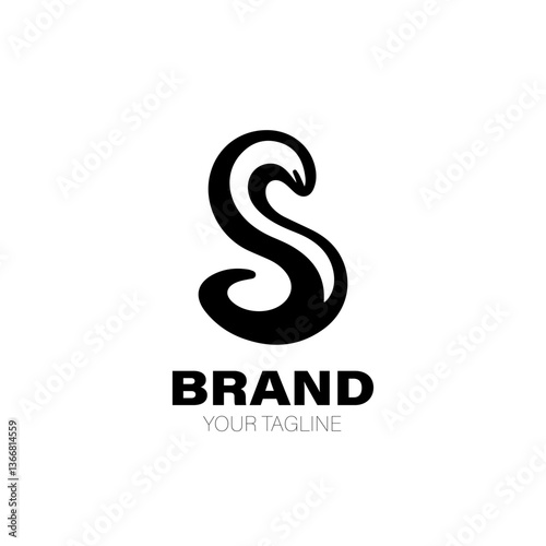 Leviathan Logo. Leviathan Logo Design. Leviathan Logo Brand. Leviathan Logo Vector Design Isolated on White Background