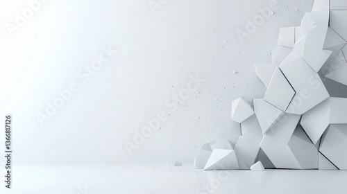 Abstract Geometric Wall Fragmentation