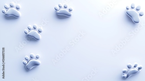 Soft focus white textured background