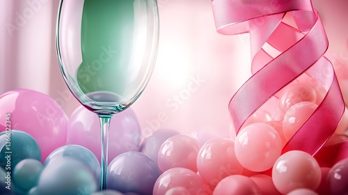 Soft pastel abstract bokeh background
