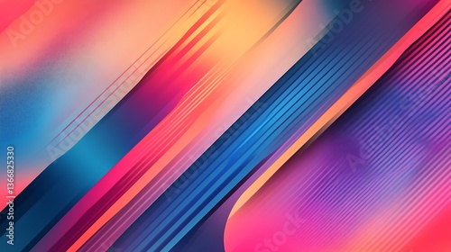 Dynamic geometric patterns featuring angular shards and glowing neon gradients