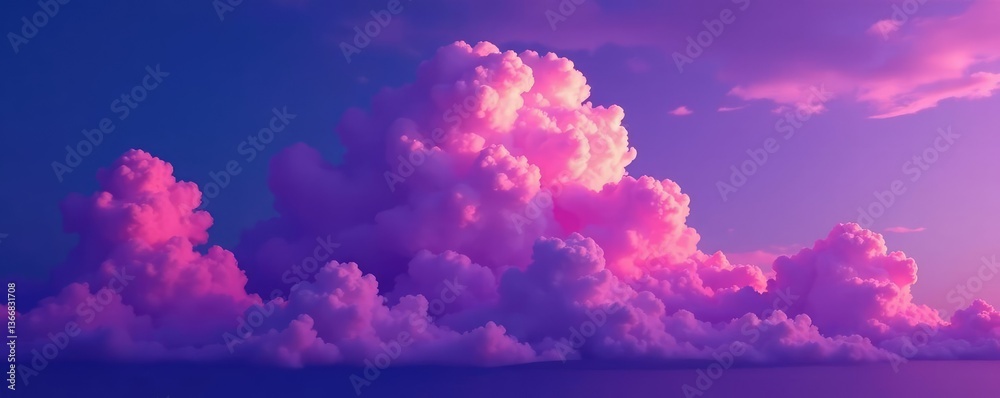 Majestic purple cloud formations against a deep indigo sky, purple, deep, sky Majestic purple cloud formations against a deep indigo sky, purple, deep, sky