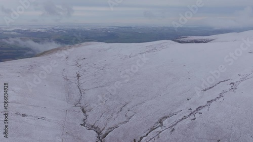 snow covered mountains