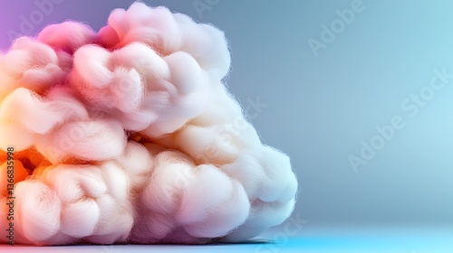 Sweet teddy bear embrace pastel colors soft hug