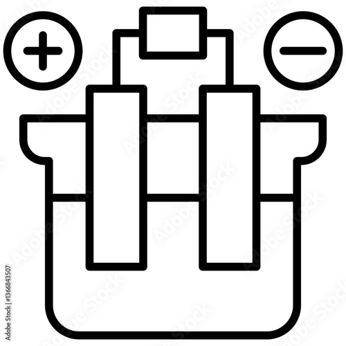 Electrolysis Icon