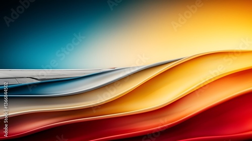 Vibrant color blend abstract background