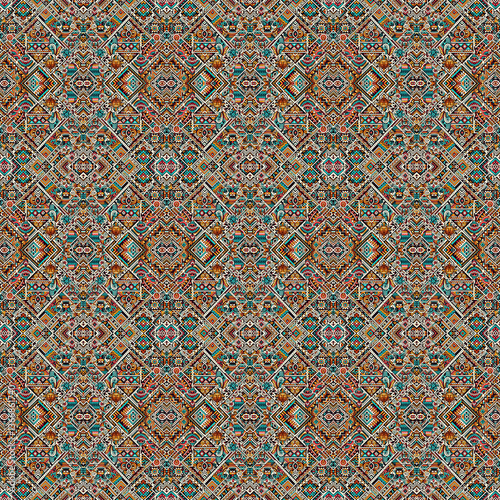 Aztec pattern for textile design