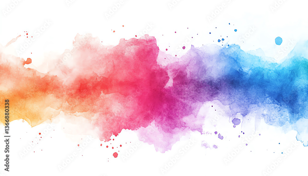Obraz premium A vibrant splash of colors creating an artistic and lively background for creative projects.
