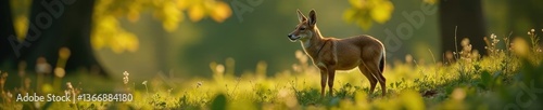 Un ciervo mira a su comida con curiosidad mientras come zanahoria, animalia, zanahoras, naturaleza
