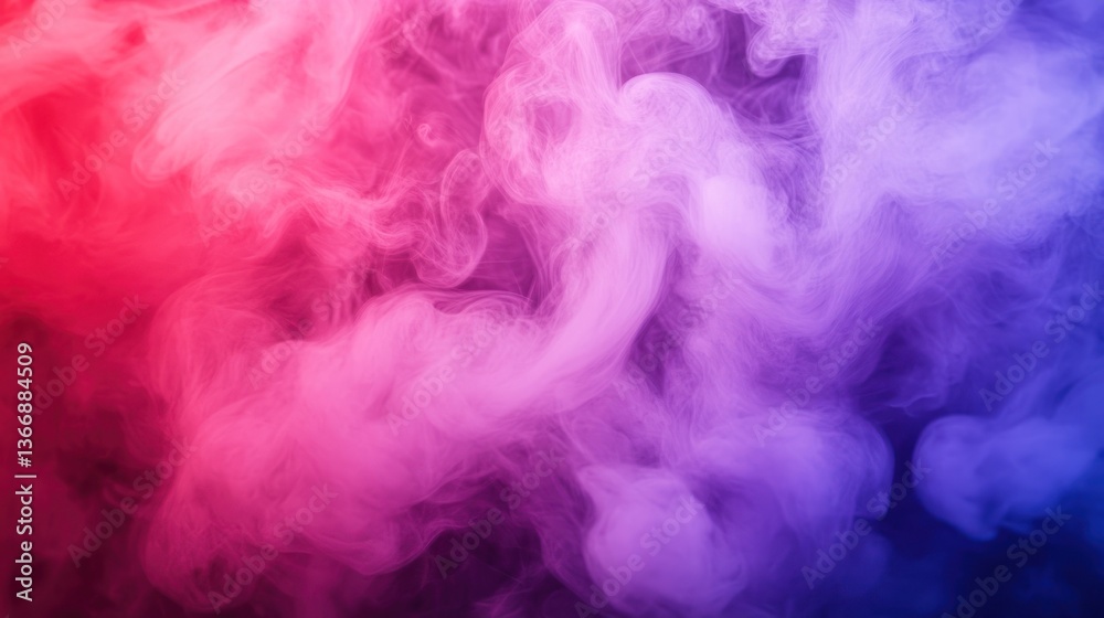 Vibrant Smoke Patterns in Pink and Red Vibrant Smoke Patterns in Pink and Red