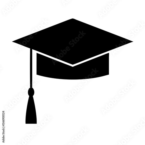 Academic Square Cap Graduation University, Success Vector pictogram