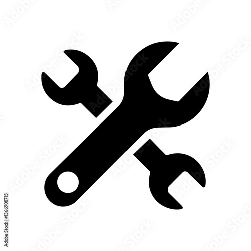 Spanner icon with transparent background