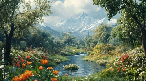 In the beginning God created the heavens and the earth, Genesis 1:1, heaven and earth as God described.