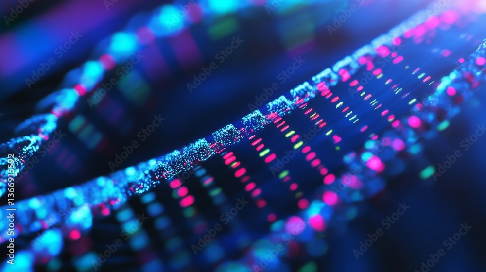 Genomic researcher using AI to decode genetic mutations in a bioinformatics lab, modern biotech lab with AI-powered tools for sequencing and analyzing genetic data, Scientific style Genomic researcher using AI to decode genetic mutations in a bioinformatics lab, modern biotech lab with AI-powered tools for sequencing and analyzing genetic data, Scientific style