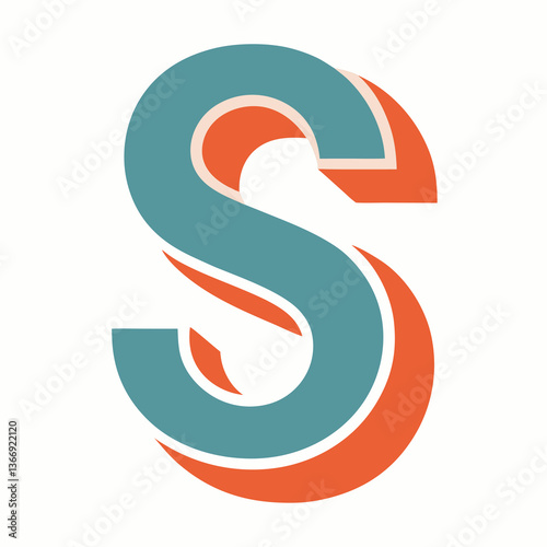 Retro Vintage S Letter Vector Logo Design Template Use Any Purpose