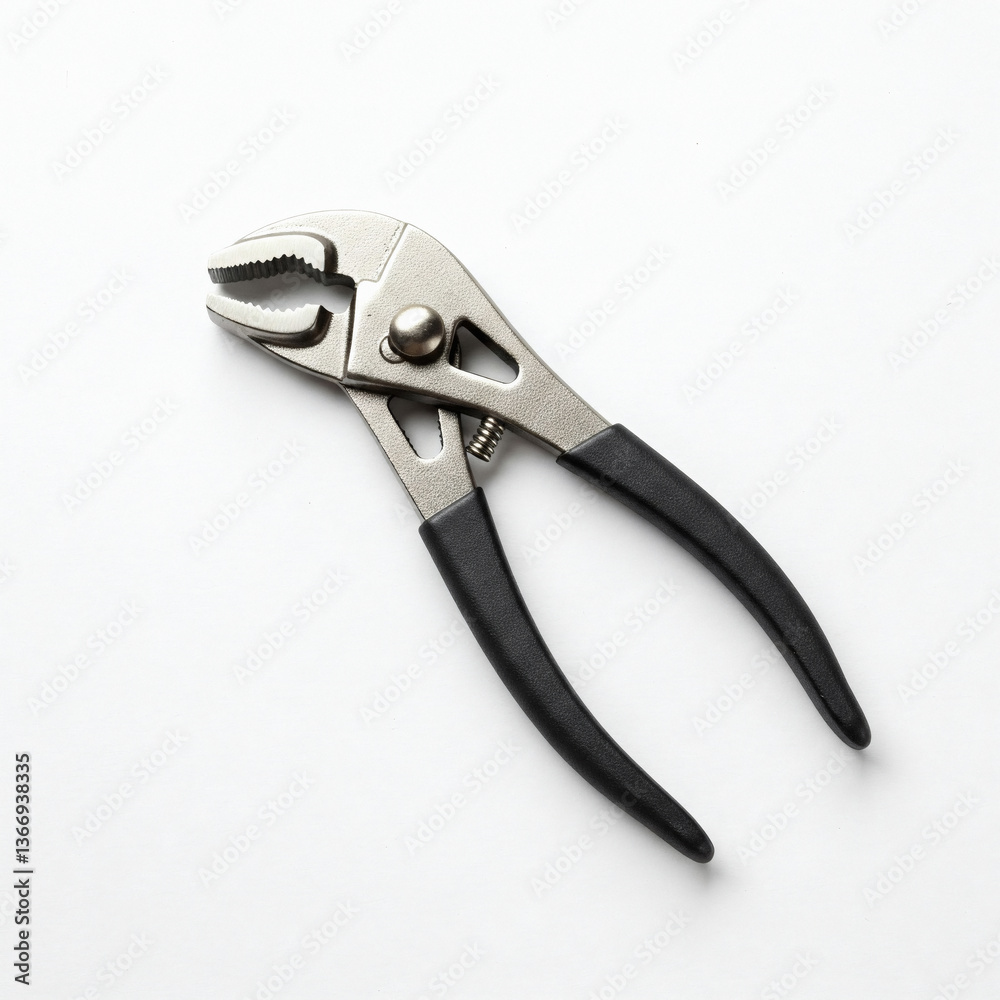 Pliers isolated on white background front view Pliers isolated on white background front view