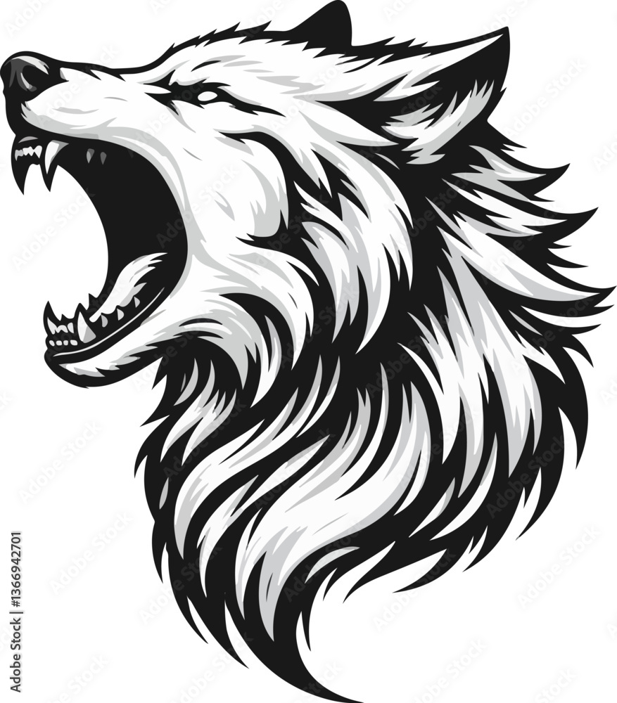 Obraz premium wolf head