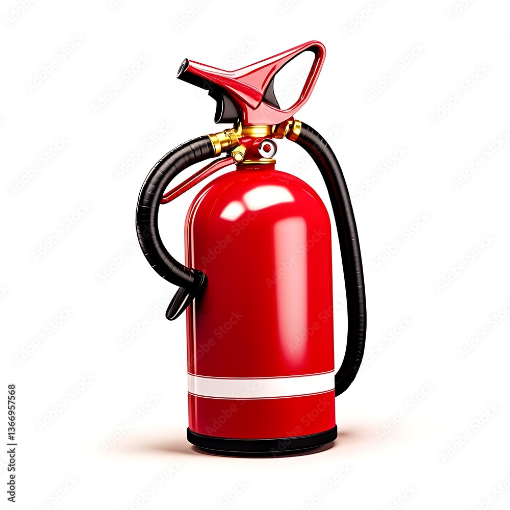 Obraz premium fire extinguisher isolated on white background