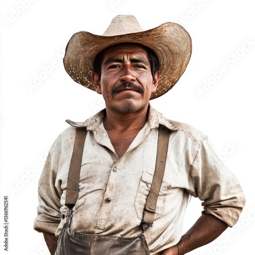 remarkable mexican working portrait with professional quality

