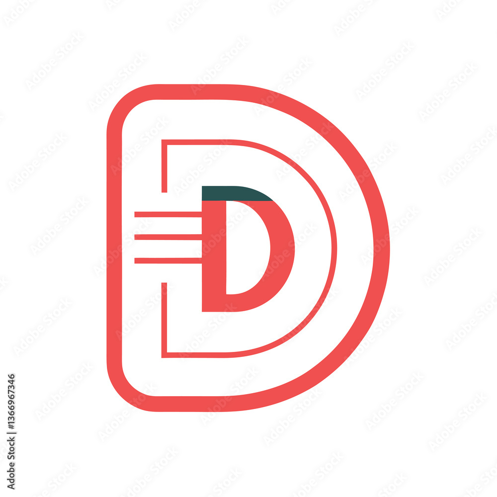 Minimalis Modern D Letter Vector Logo Design Template Use Any Purpose Minimalis Modern D Letter Vector Logo Design Template Use Any Purpose