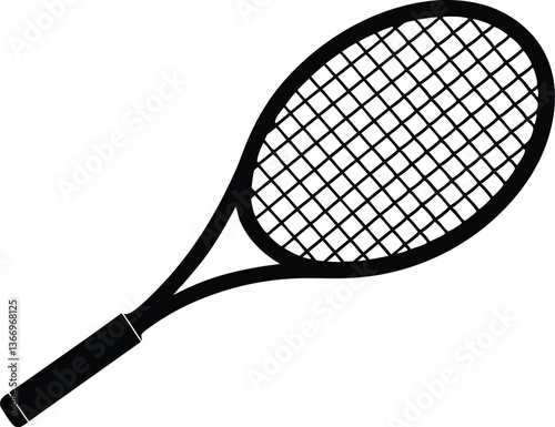 tennis racket silhouette vector,tennis clip art