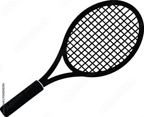 tennis racket silhouette vector,tennis clip art