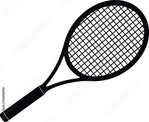 tennis racket silhouette vector,tennis clip art