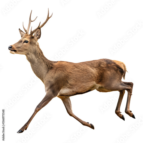 deer isolated on white