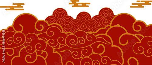Chinese Cloud Border