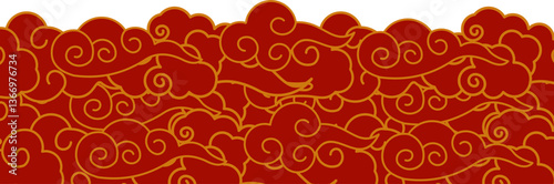 Chinese Cloud Border