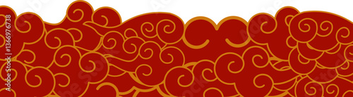 Chinese Cloud Border