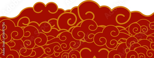 Chinese Cloud Border